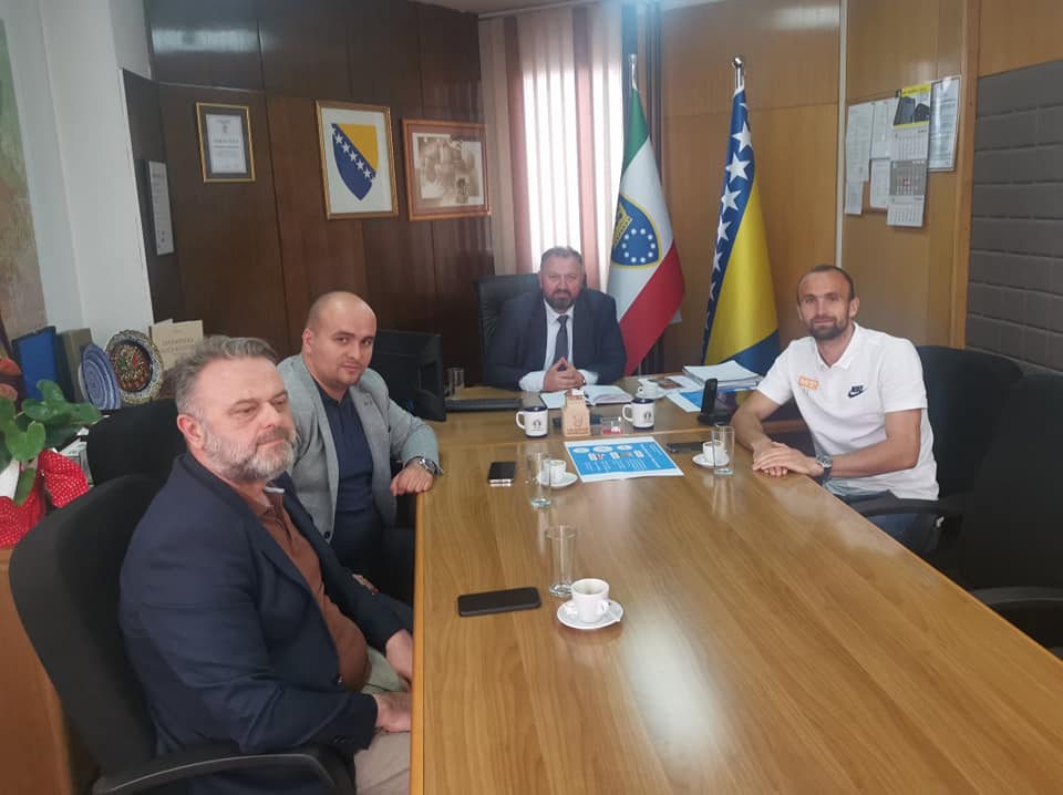 Posjeta najboljeg atletičara BiH svih vremena Amela Tuke Ministarstvu privrede