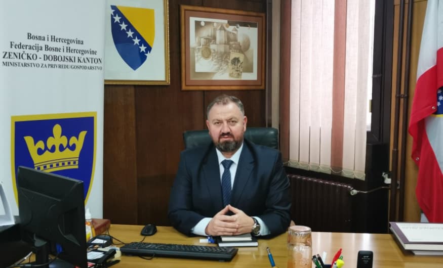 Samir Šibonjić preuzeo Ministarstvo privrede Zeničko-dobojskog kantona
