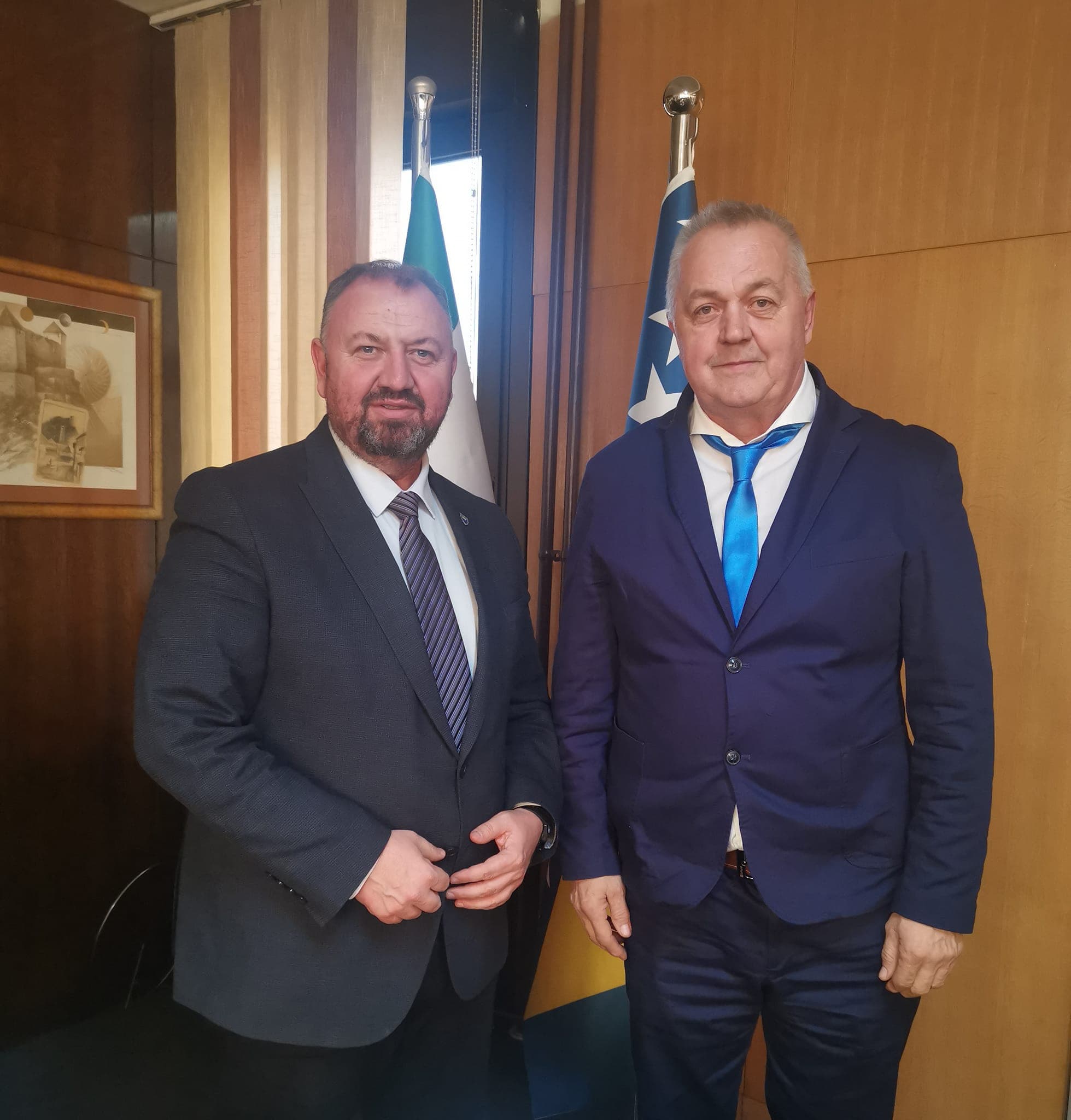 Predsjednik Bosanskog udruženja Ljiljan iz Italije u posjeti Ministarstvu privrede ZDK