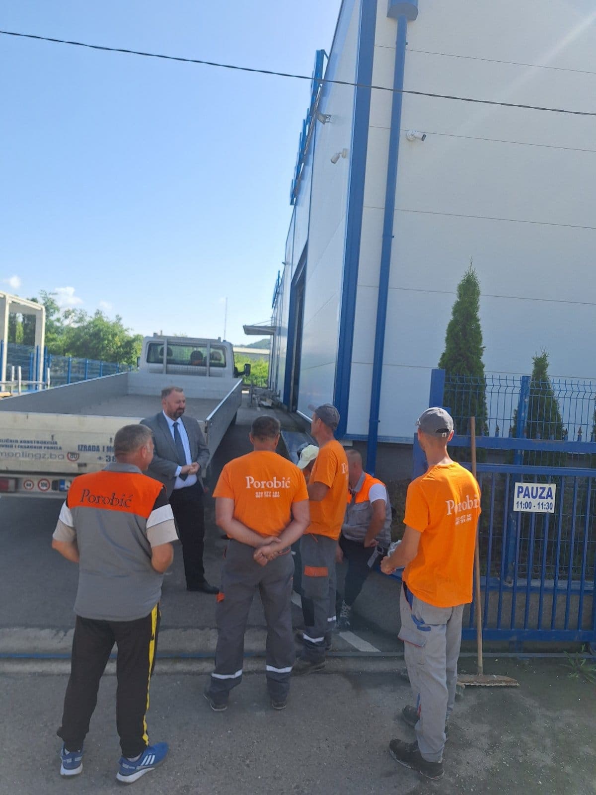 Ministar Šibonjić obišao radove u industrijskoj zoni Ekonomija-Batvice u Zavidovićima