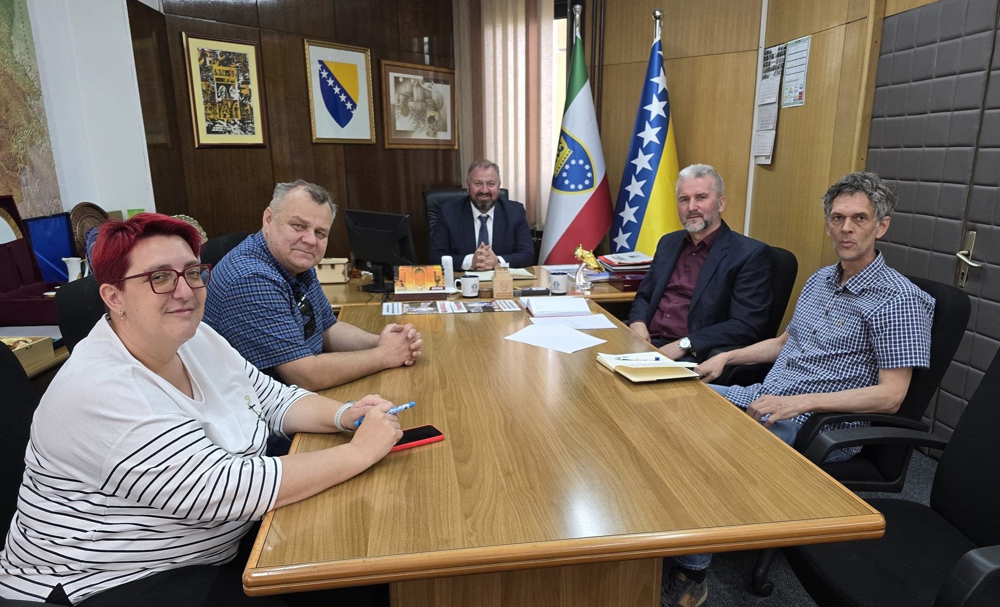 Ministar Šibonjić i ministrica Čišija sa predstavnicima REZ Agencije dogovorili pokretanje IT huba u Zenici