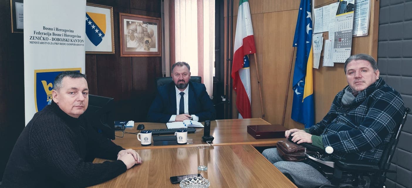 Predstavnici Asocijacije Mostovi Prijateljstva BiH u posjeti ministru Šibonjiću