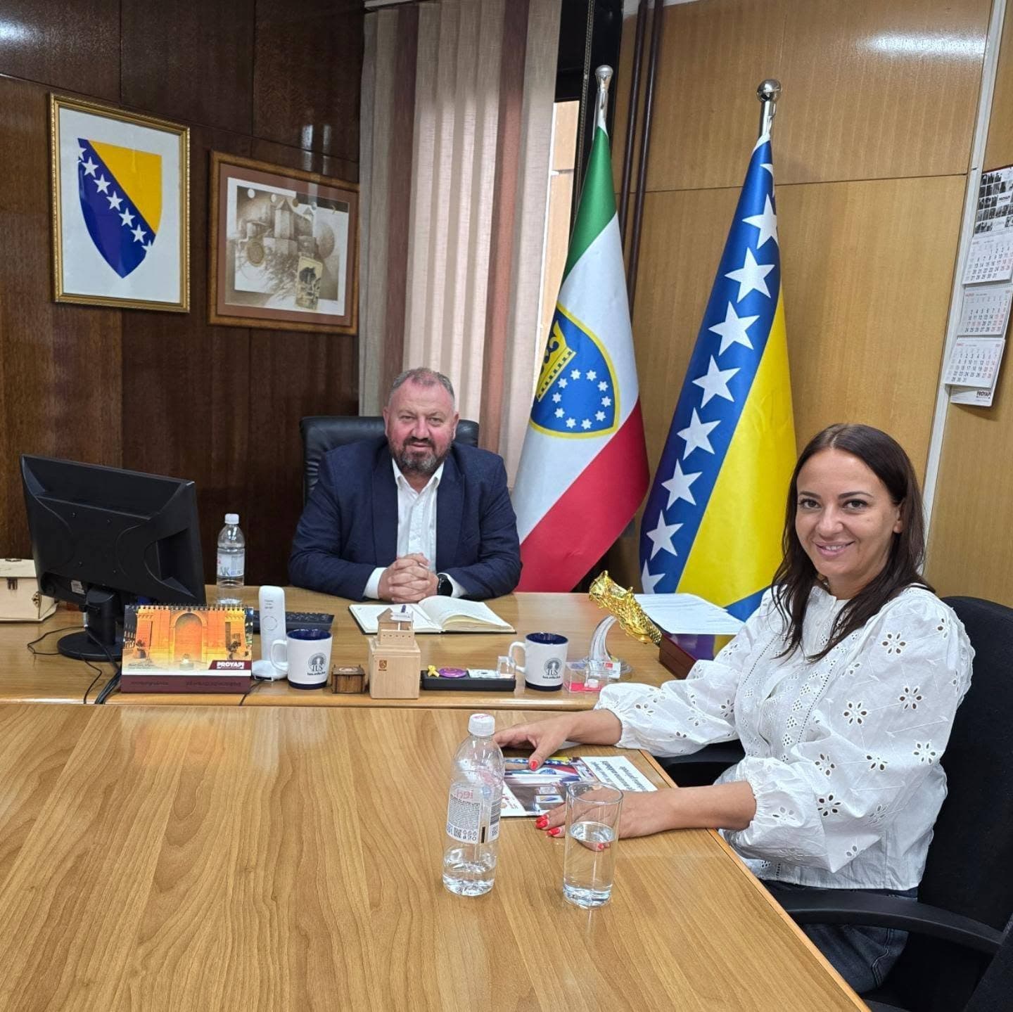 Ministar Šibonjić primio predstavnicu E Solutions d.o.o.