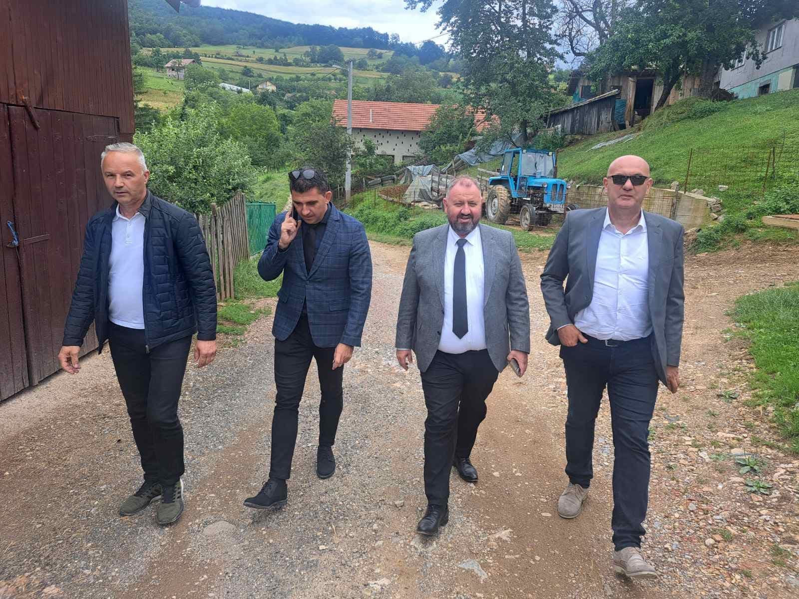 Radna posjeta ministra Šabanija i ministra Šibonjića općinama Breza i Vareš