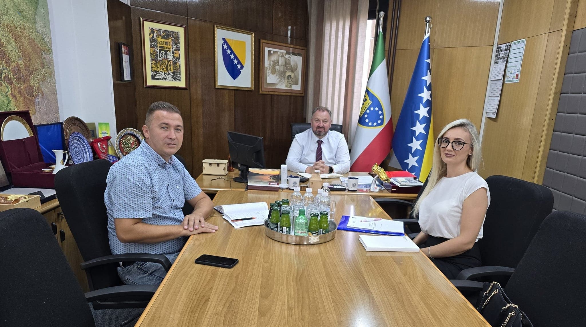 Ministar Šibonjić održao sastanak s vlasnicom firme BASIC u Zenici