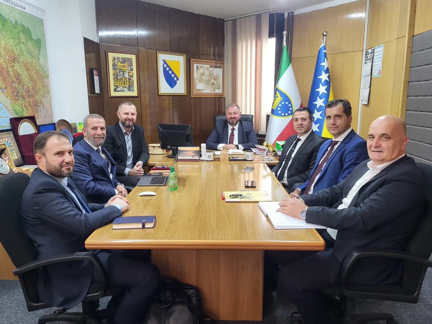 Ministar Šibonjić primio gradonačelnika Visokog Mirzu Ganića