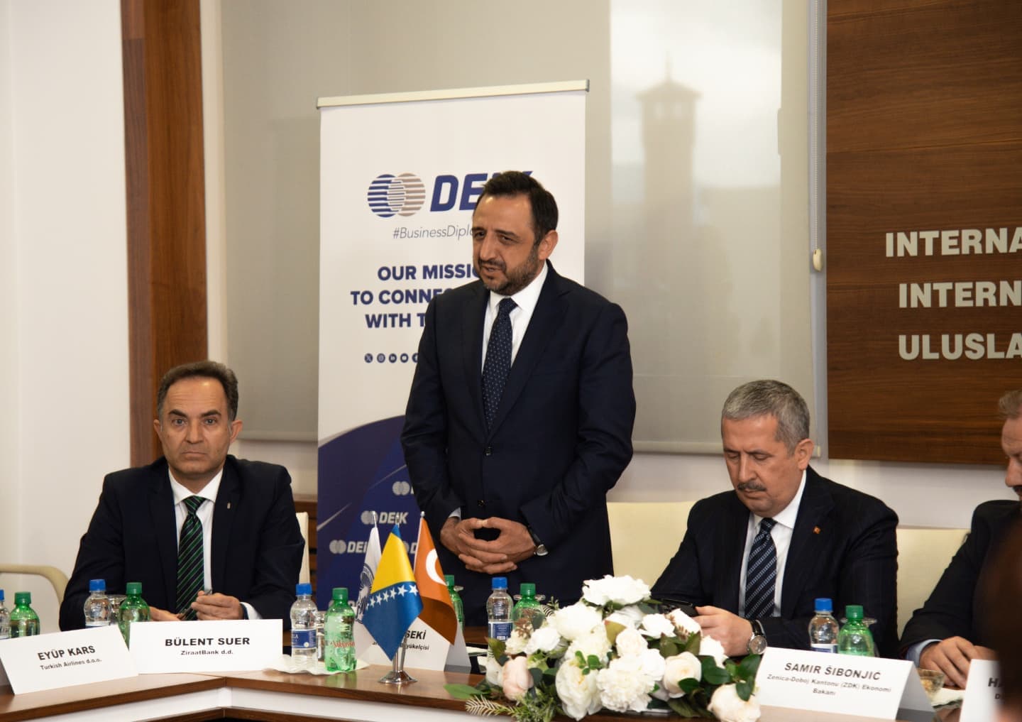 Ministar Šibonjić na generalnoj skupštini DEIK-a u Sarajevu