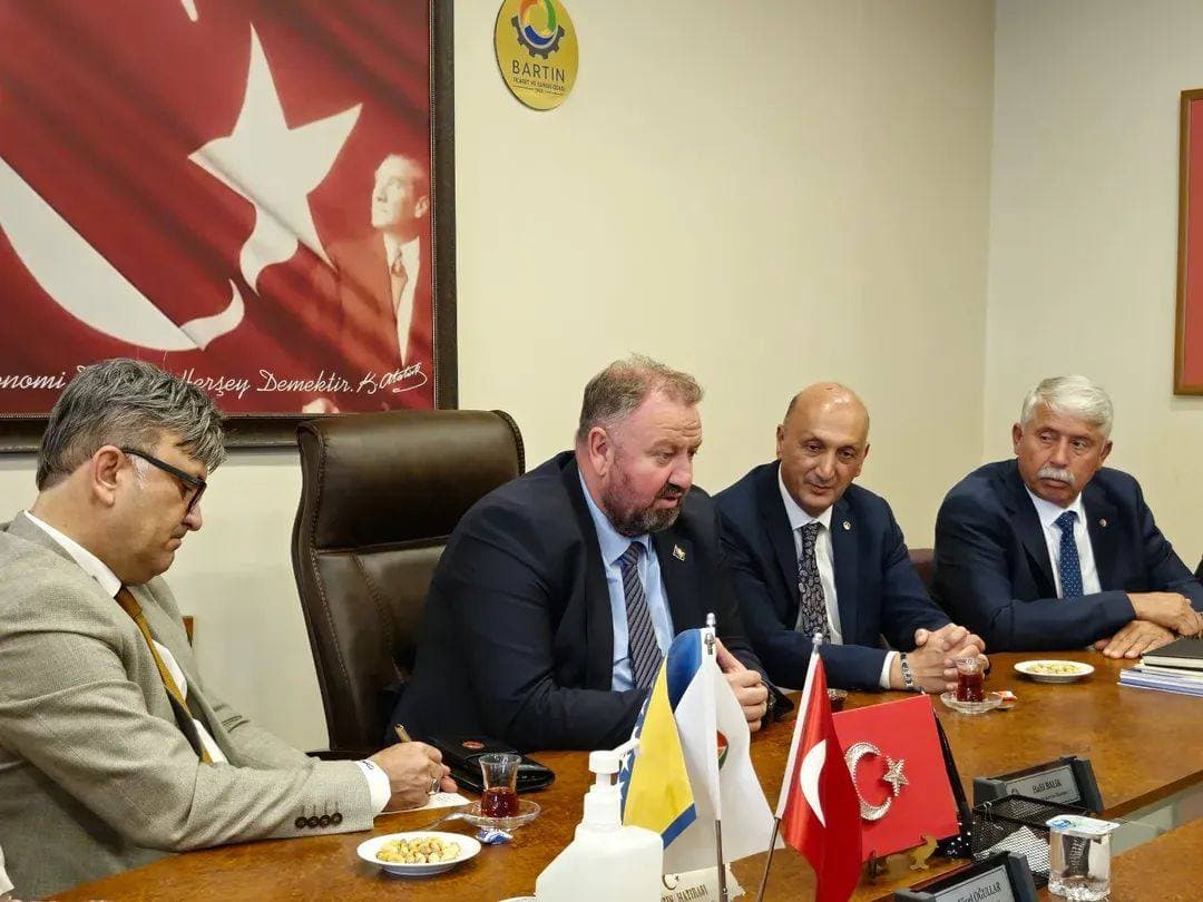 Minister Sibonjic Meets with Representatives of the Bartın Chamber of Commerce in Turkey