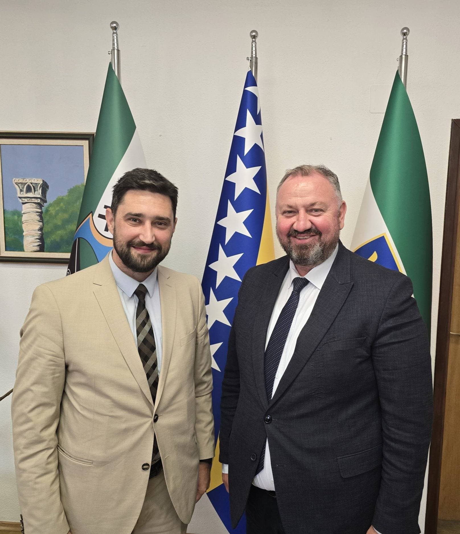 Ministar Šibonjić u posjeti Općini Breza: Podrška ključnim projektima za razvoj lokalne zajednice