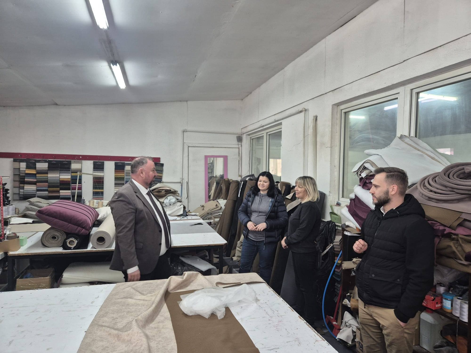 Ministar Šibonjić u posjeti kompaniji Fantasy Namještaj