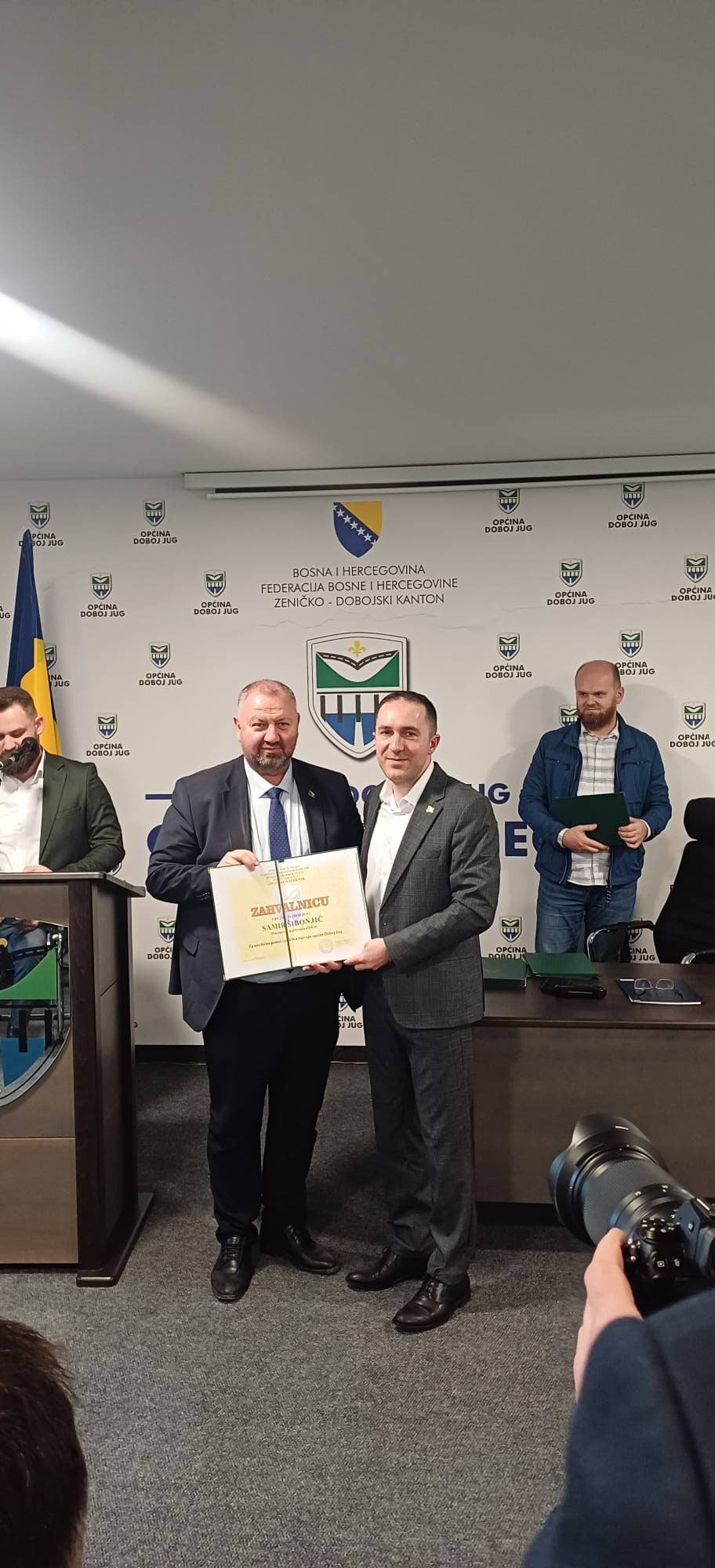 Ministar Šibonjić na svečanoj sjednici povodom Dana Općine Doboj Jug