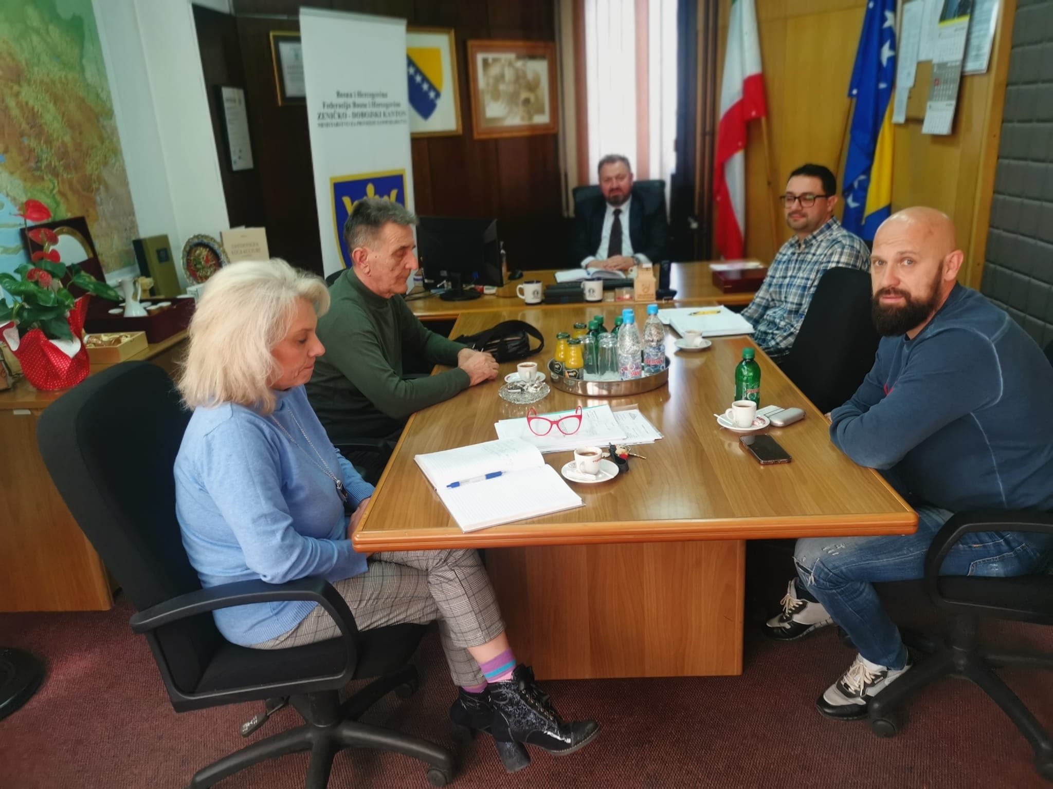 Posjeta predstavnika firme Komgrad ZE  Ministarstvu privrede ZDK