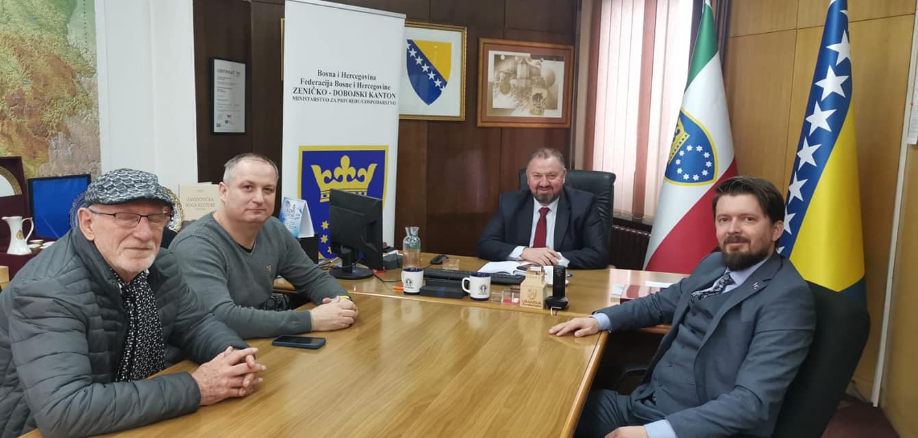 Posjeta Samira Vildića, direktora S2S Business Consulting, Ministarstvu privrede ZDK