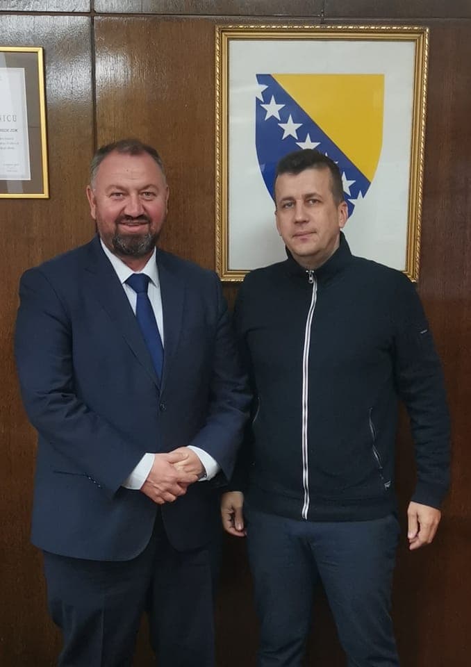 Posjeta Safeta Sinanovića, zamjenika generalnog direktora BH željezničke korporacije, Ministarstvu privrede ZDK