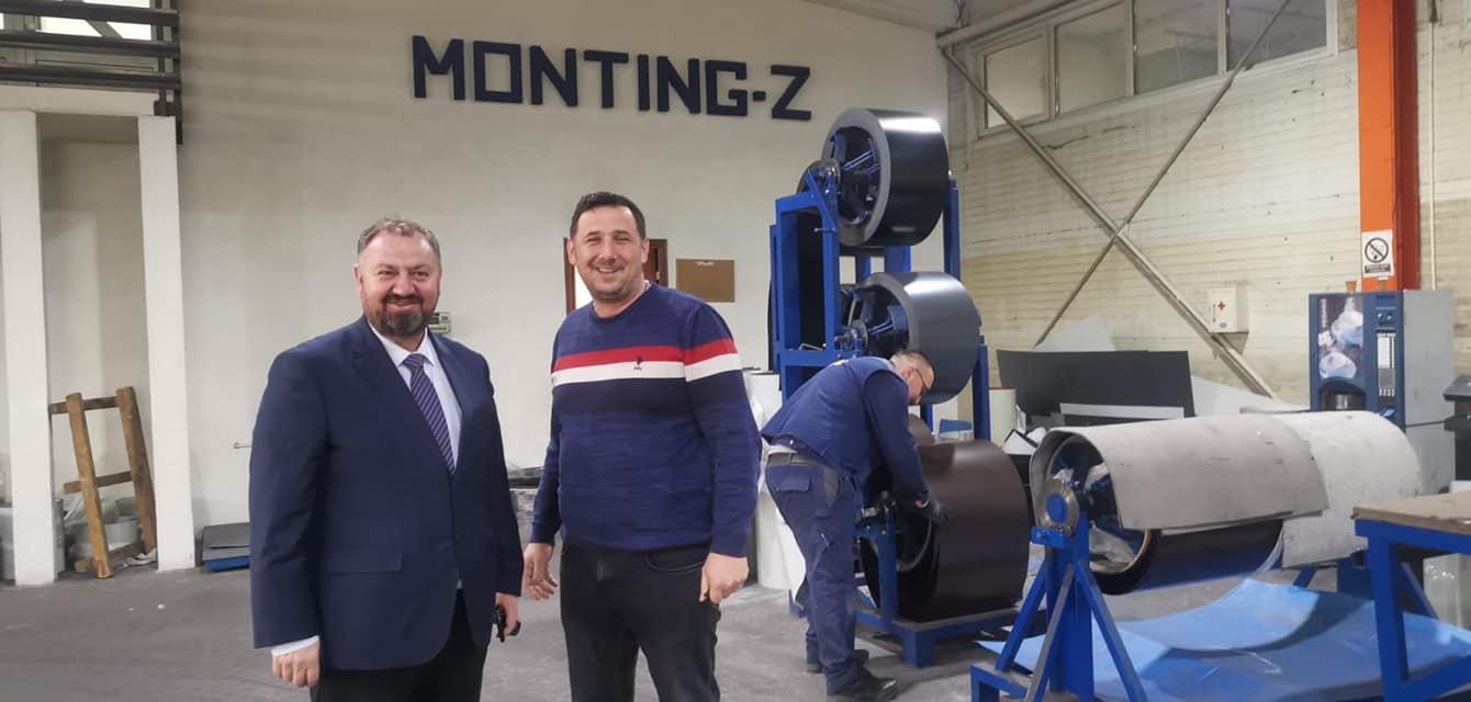 Ministar Šibonjić posjetio firmu Monting ZE Zavidovići u industrijskoj zoni Ekonomija-Batvice