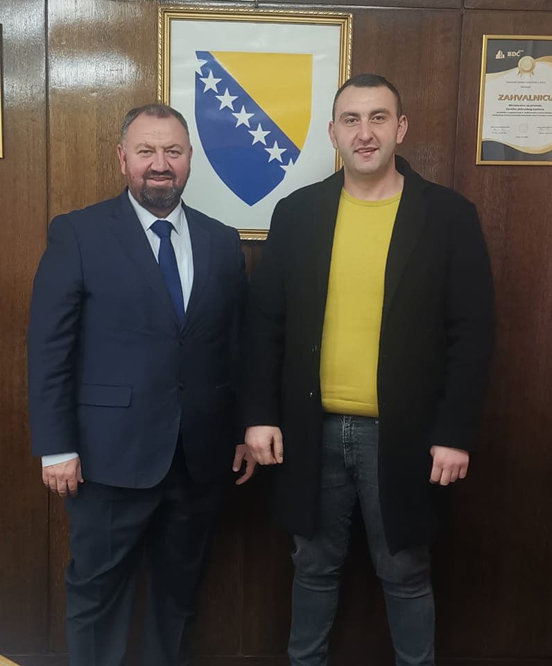 Posjeta zavidovićkog privrednika Fehima Tuzlića Ministarstvu privrede ZDK