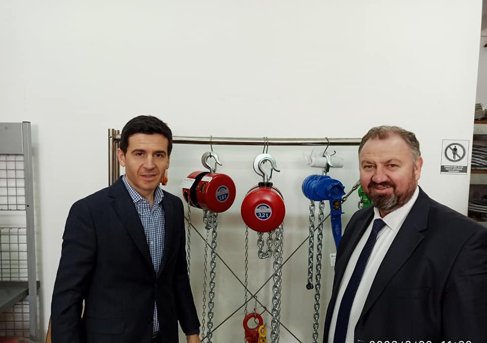 Ministar privrede ZDK posjetio R-Produkt Visoko - novom mašinom povećan kvalitet čeličnih užadi