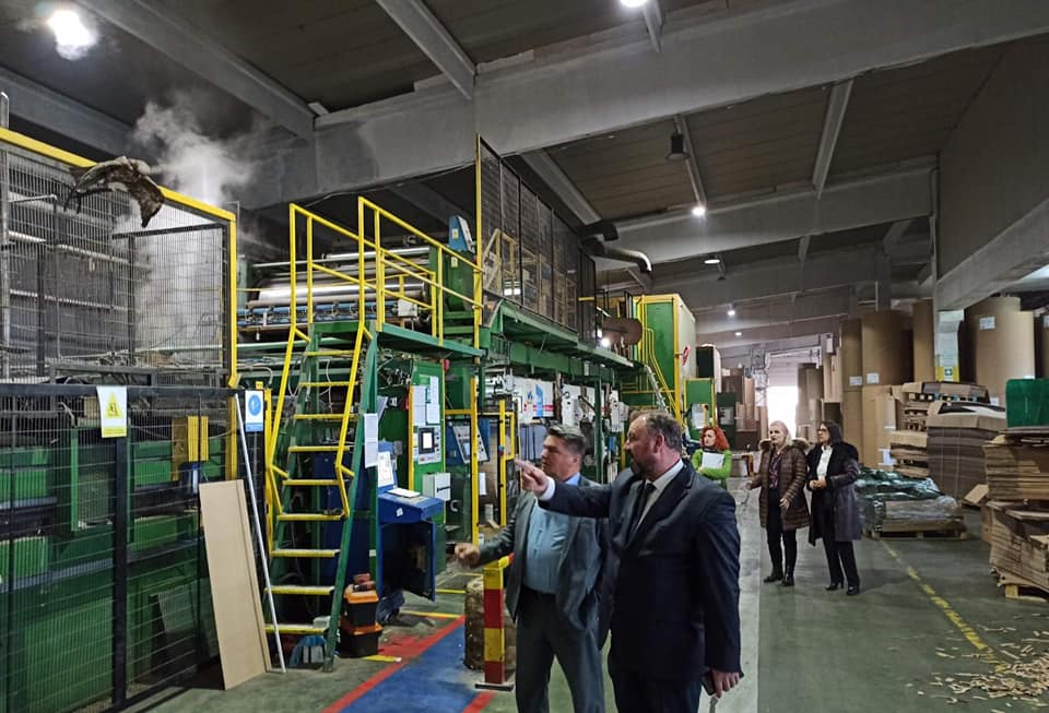 Ministar privrede ZDK posjetio Neimax Visoko - od poticajnih sredstava nabavili viljuškar
