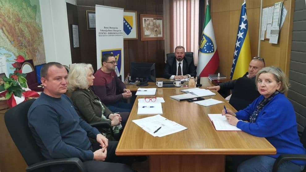 Ministar privrede ZDK Šibonjić razgovarao sa predstavnicima RMU Zenica